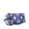 Louis Vuitton Speedy Editions Limitées handbag in blue and white shading monogram canvas and blue leather - Detail D5 thumbnail