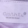 Chanel shoulder bag in blue canvas and blue leather - Detail D3 thumbnail