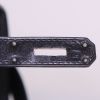 Borsa Hermes Kelly 32 cm in pelle vibrato grigia e pelle Swift nera - Detail D5 thumbnail