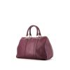 Dior Bowling handbag in purple grained leather - 00pp thumbnail
