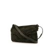 Chanel Editions Limitées shoulder bag in green suede - 00pp thumbnail