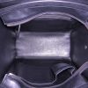 Borsa Celine Luggage Micro in pelle tricolore blu nera e plum - Detail D2 thumbnail