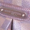 Louis Vuitton Bloomsbury shoulder bag in ebene damier canvas and brown - Detail D3 thumbnail