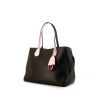 Dior Dior Addict cabas shopping bag in black and varnished pink leather - 00pp thumbnail