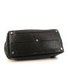 Bolso de mano Saint Laurent en charol negro y piel de pitón negra - Detail D4 thumbnail