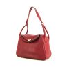 Hermes Lindy handbag in raspberry pink togo leather - 00pp thumbnail