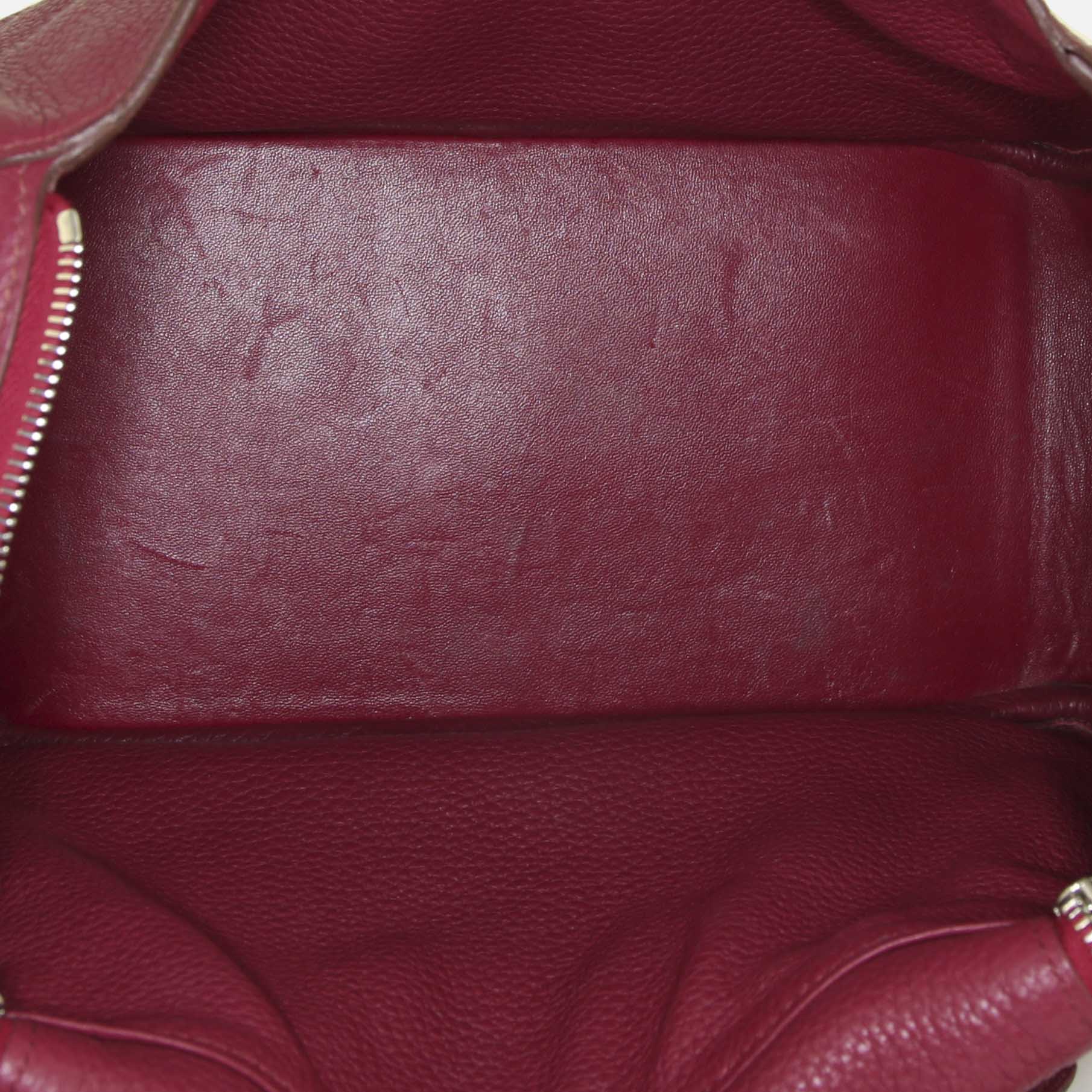 Borsa Hermes Lindy in pelle togo - Detail D3