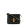 Celine Classic Box Teen shoulder bag in green box leather - 360 thumbnail