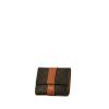 Celine wallet in brown "Triomphe" canvas and brown leather - 00pp thumbnail