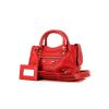Balenciaga Classic City mini handbag in red leather - 00pp thumbnail