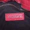 Balenciaga Classic City mini handbag in red leather - Detail D4 thumbnail