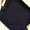 Bolso de mano Gucci Boston en lona Monogram blanca y cuero amarillo - Detail D2 thumbnail