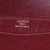 Hermès Faco pouch in red, burgundy and blue tricolor box leather - Detail D3 thumbnail