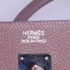Hermes Birkin 40 cm handbag in brown togo leather - Detail D3 thumbnail