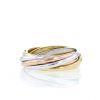 Cartier Trinity Semainier 1970's ring in yellow gold,  pink gold and white gold - 360 thumbnail