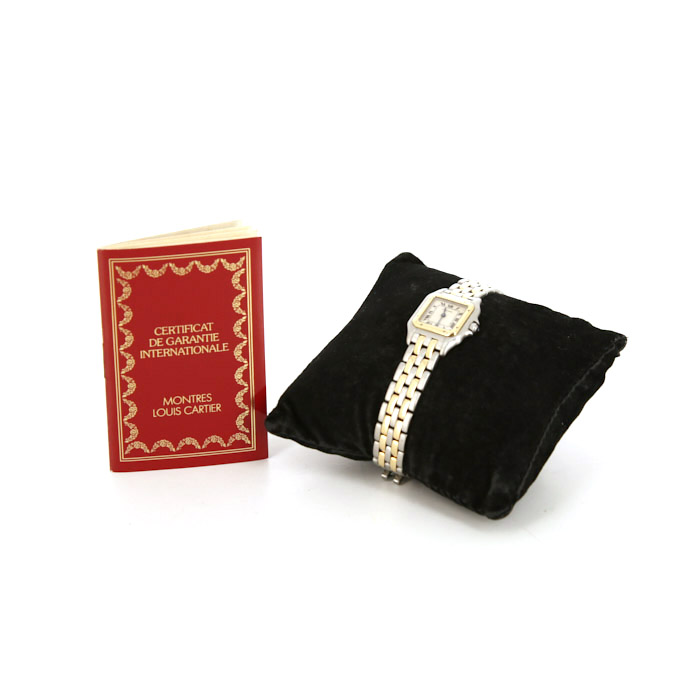 Orologio Cartier Panthère in oro e acciaio Ref :  6692 Circa  1996 - Detail D2
