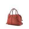 Tod's D-Styling handbag in red leather - 00pp thumbnail
