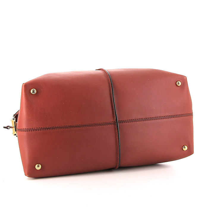 Tod's D-Styling handbag in red leather - Detail D5