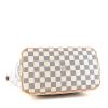Louis Vuitton Saleya handbag in azur damier canvas and natural leather - Detail D4 thumbnail