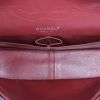 Chanel Timeless jumbo shoulder bag in burgundy quilted grained leather - Detail D4 thumbnail