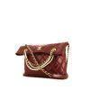Bolso de mano Chanel en cuero acolchado color burdeos - 00pp thumbnail