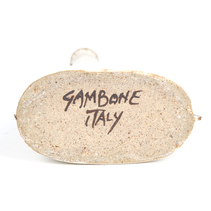 Bruno Gambone, Vase bottle, in enamelled sandstone, signed, from the 1970’s - Detail D3