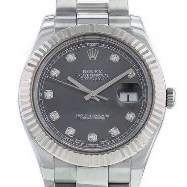 Montre Rolex Datejust II en acier Ref :  116334 Vers  2011