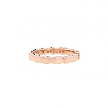 Bague Bulgari Serpenti petit modèle en or rose