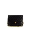 Bolso de mano Chanel  Vintage en cuero acolchado negro - 360 thumbnail