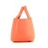Hermes Picotin handbag in Shrimp Pink togo leather - 360 thumbnail