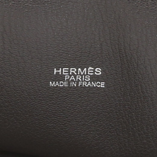 Hermès  Jypsiere 37 cm shoulder bag  in brown leather taurillon clémence - Detail D3