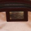 Fendi Baguette handbag in beige and brown canvas and brown leather - Detail D3 thumbnail