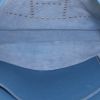 Bolso bandolera Hermes Evelyne modelo pequeño en cuero taurillon clémence azul - Detail D2 thumbnail