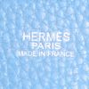 Sac bandoulière Hermes Evelyne petit modèle en cuir taurillon clémence bleu-jean - Detail D3 thumbnail