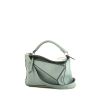 Loewe Puzzle  small model handbag in blue leather - 00pp thumbnail