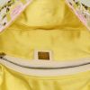 Bolso de mano Fendi Baguette en lona beige, verde y rosa y cuero beige - Detail D2 thumbnail