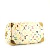 Louis Vuitton Speedy Editions Limitées handbag in multicolor and white monogram canvas and natural leather - Detail D4 thumbnail