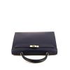 Hermès  Kelly 35 cm handbag  in Sapphire Blue epsom leather - 360 Front thumbnail