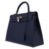 Bolso de mano Hermès  Kelly 35 cm en cuero epsom azul Zafiro - Detail D3 thumbnail