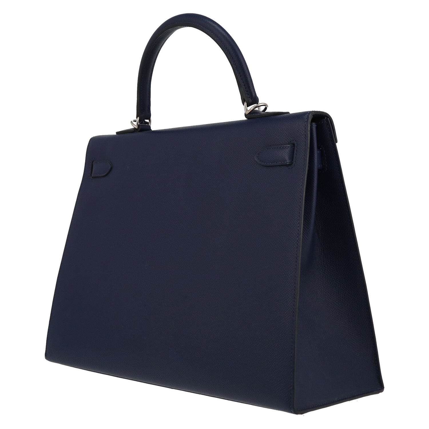 Sac à main Hermès  Kelly 35 cm en cuir epsom Bleu Saphir - Detail D5