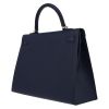 Bolso de mano Hermès  Kelly 35 cm en cuero epsom azul Zafiro - Detail D5 thumbnail