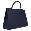 Bolso de mano Hermès  Kelly 35 cm en cuero epsom azul Zafiro - Detail D6 thumbnail