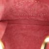 Hermes Evelyne medium size shoulder bag in red grained leather - Detail D2 thumbnail
