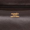 Bolso de mano Hermes Hermes Constance en cuero box marrón chocolate y esmalte marrón - Detail D2 thumbnail
