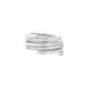 Dinh Van Spirale medium model ring in white gold and diamonds - 00pp thumbnail