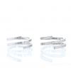 Dinh Van Spirale medium model ring in white gold and diamonds - Detail D2 thumbnail