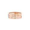 Dinh Van Pulse medium model ring in pink gold and diamonds - 00pp thumbnail