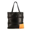 Loewe  Yago Puffy shopping bag  in black quilted leather - 360 thumbnail