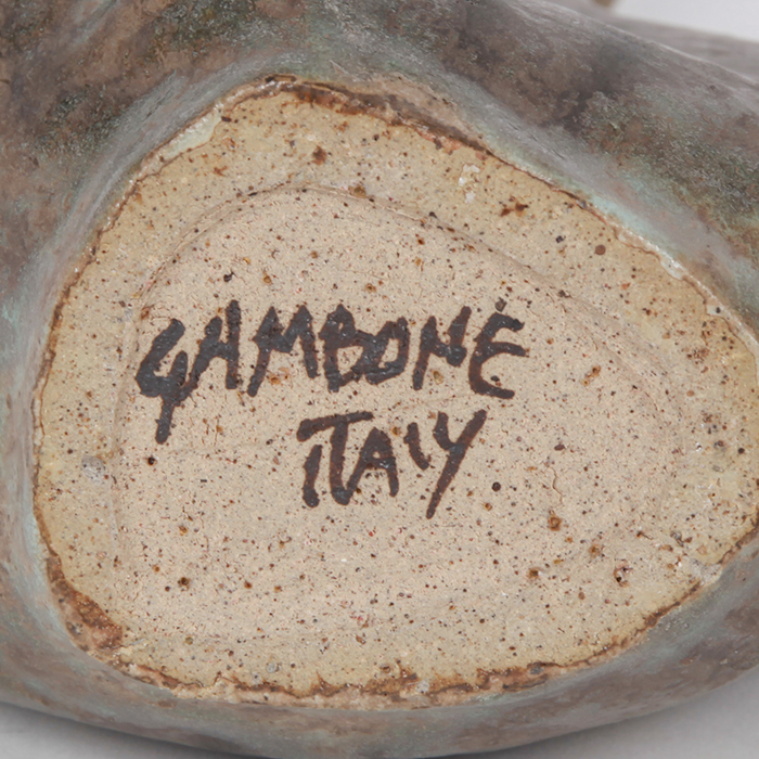 Bruno Gambone (1936-2021), Vase bouteille - circa 1980 - Detail D4