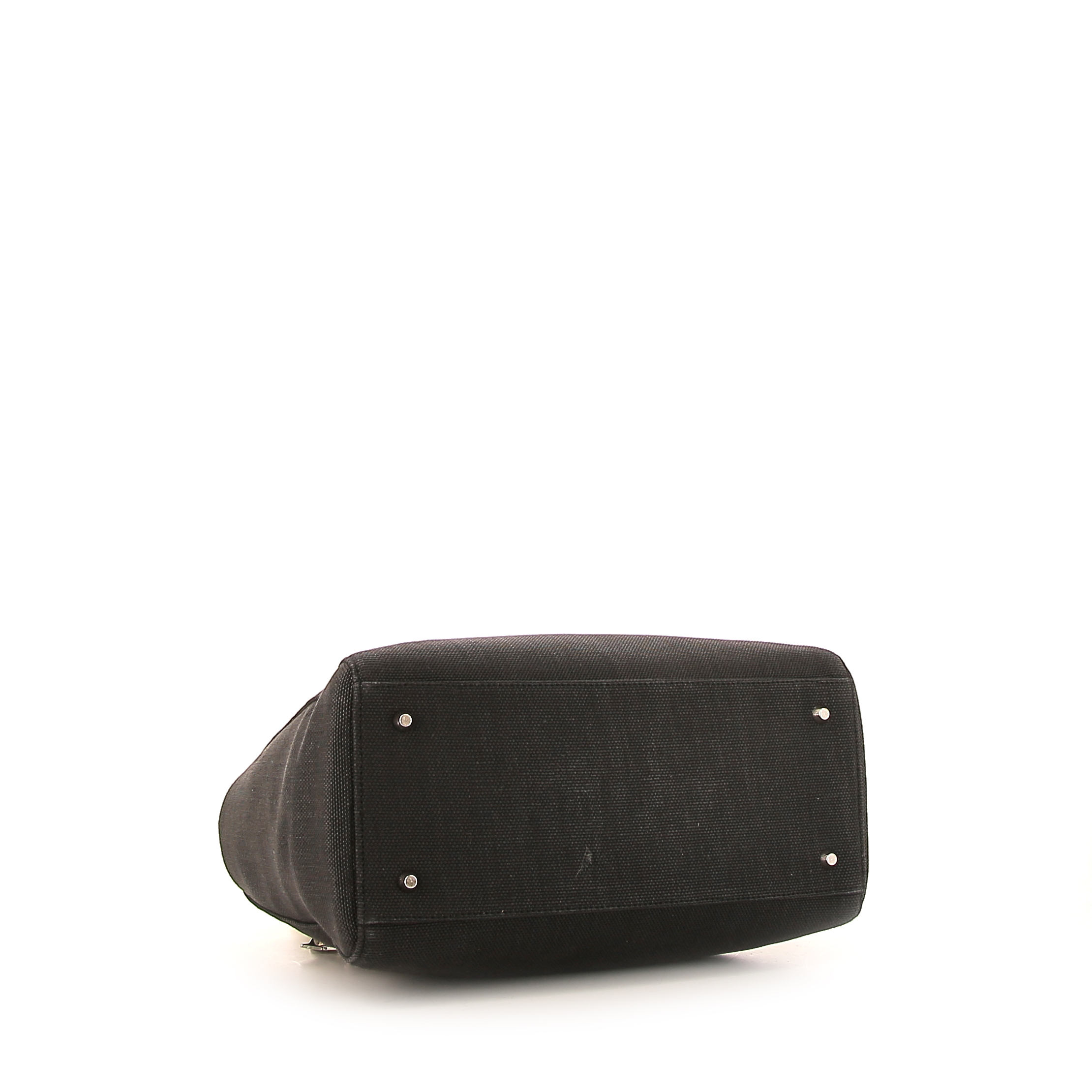 Borsa Dior Lady Dior modello medio in tela nera - Detail D5